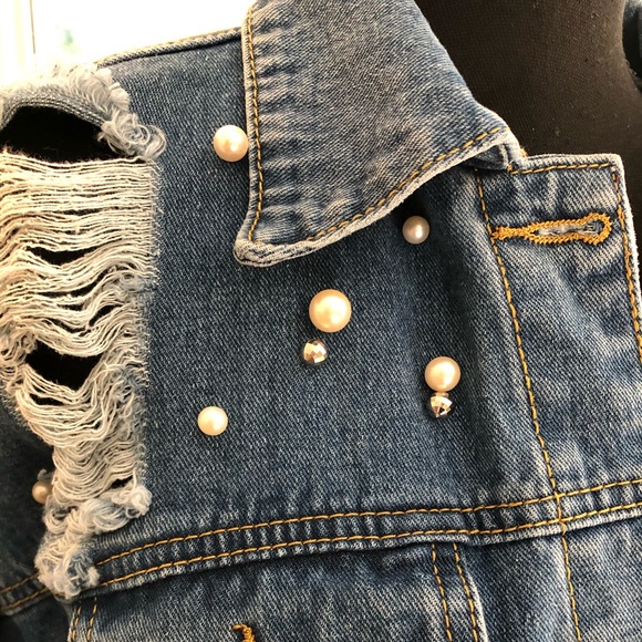 Jeweled Jean jacket ✨💎 - Picture 4 of 8